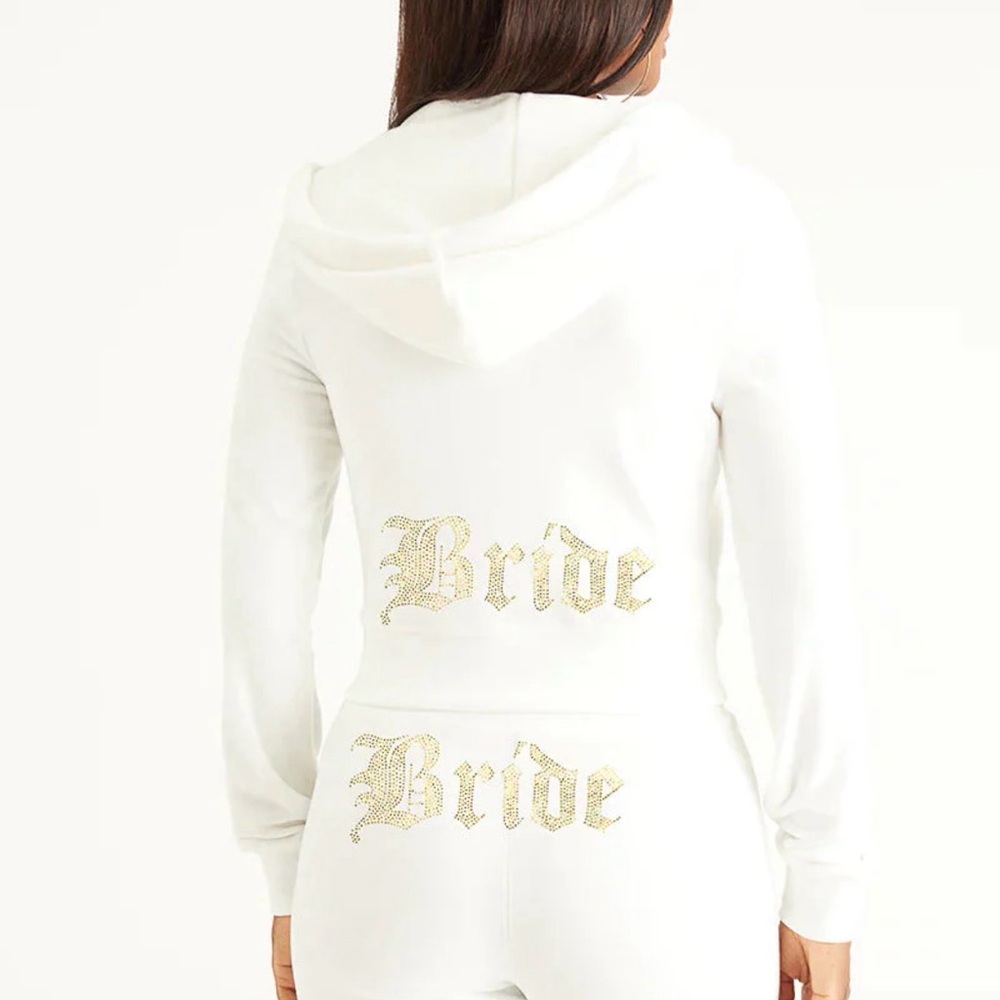 Juicy Couture White 'Bride' Hoodie and Pants Set